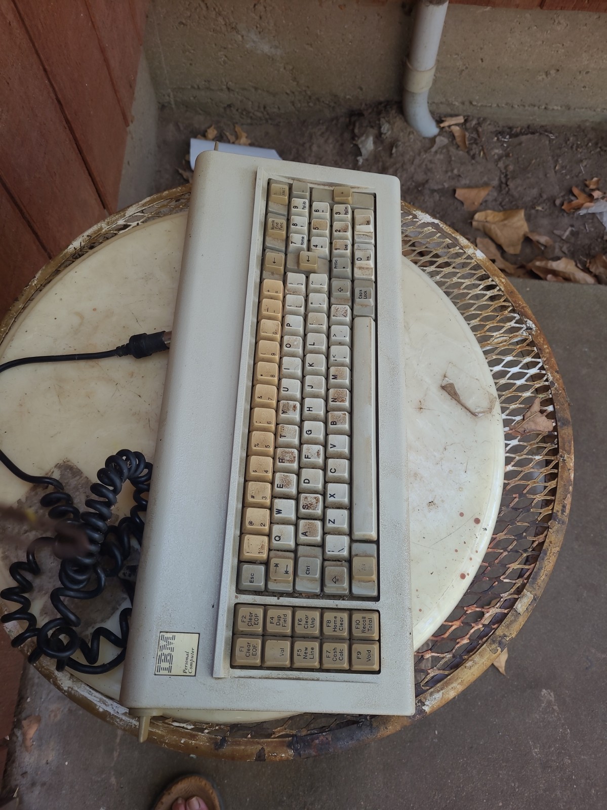 Vintage 1980s IBM Computer Keyboard Untested As Is