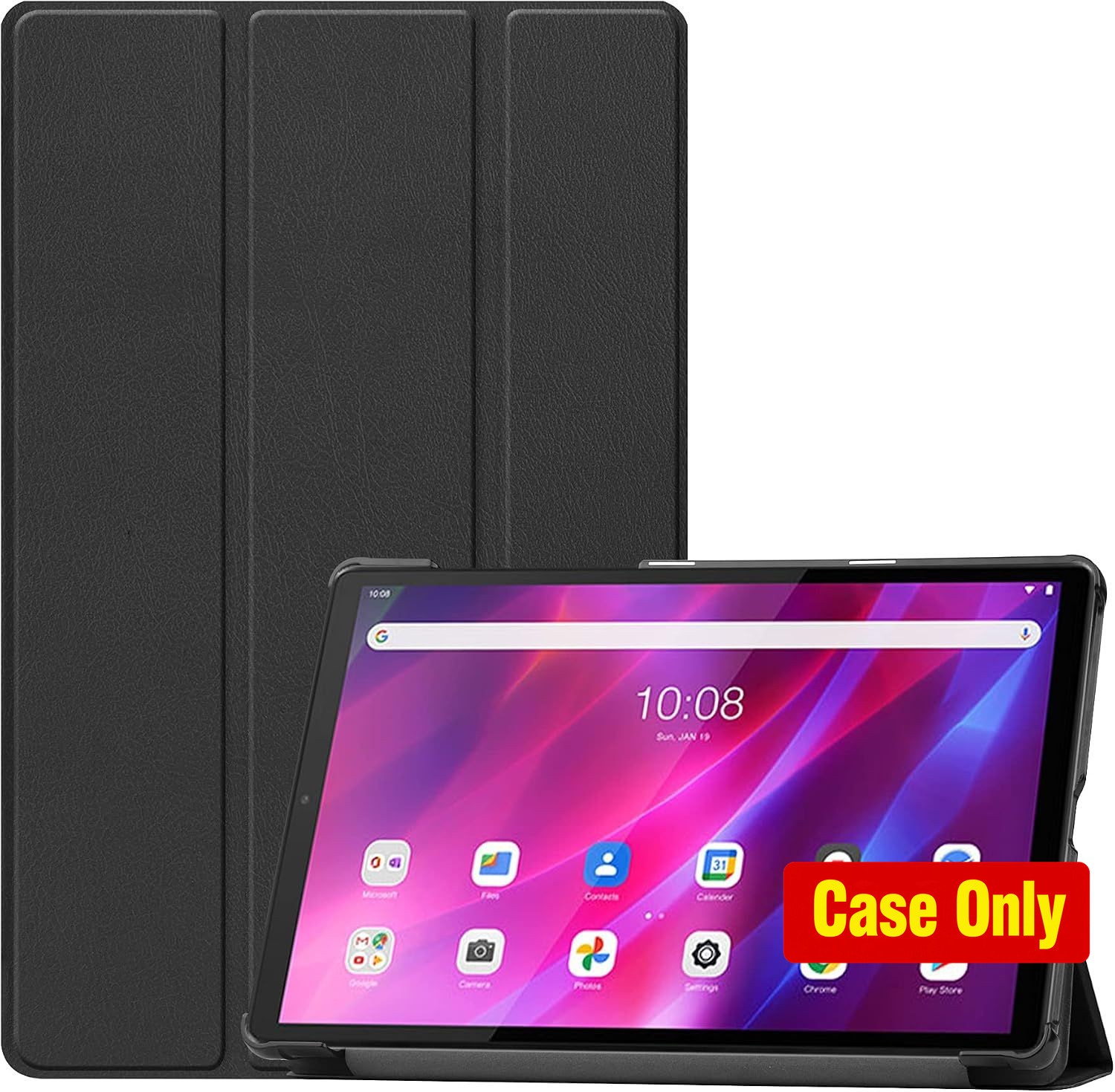Case for Lenovo Tab K10/M10 Plus 10.3", Shockproof Ultra Thin Tri-Fold Stand Cov