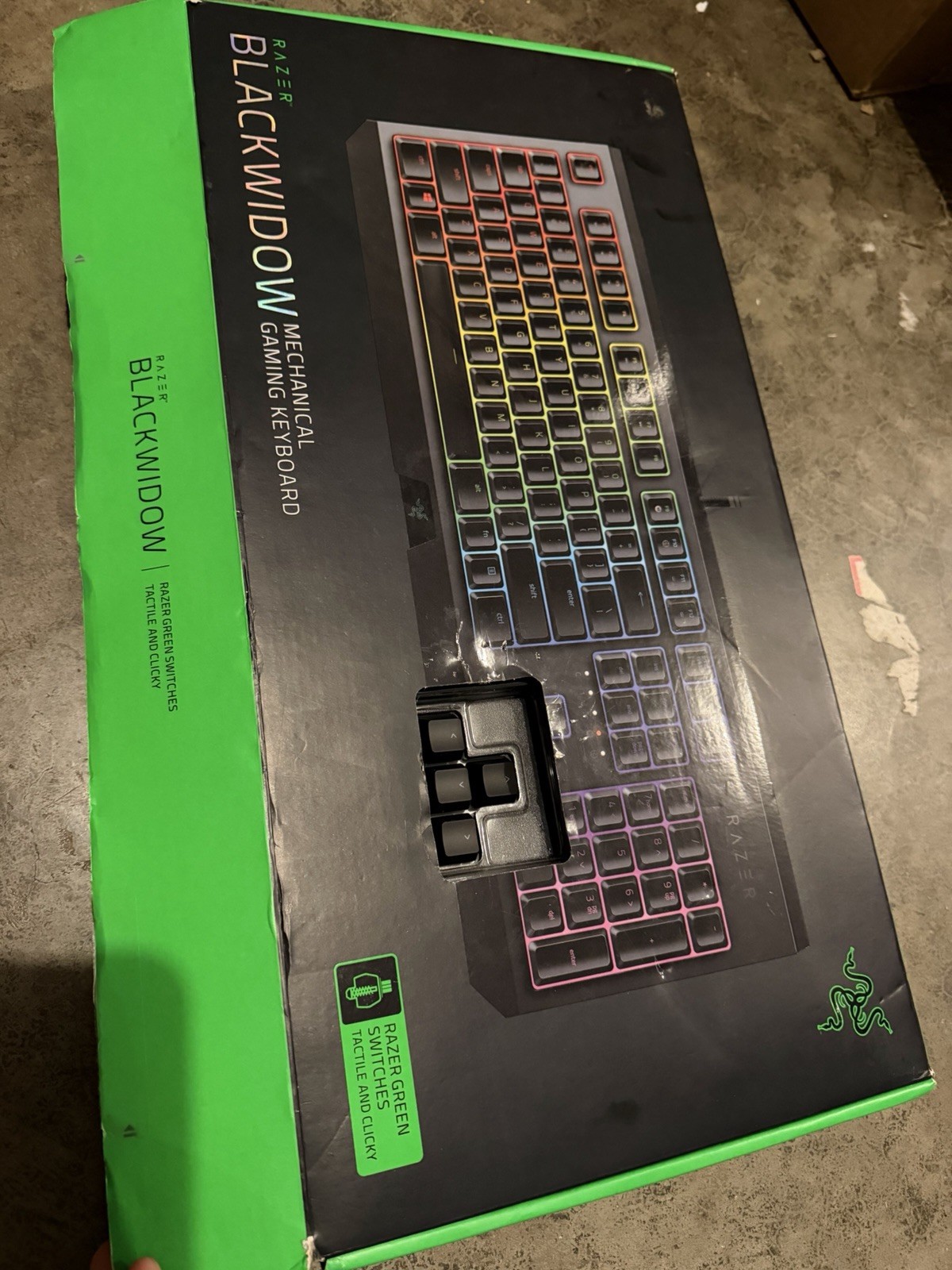 Razer Black Widow RGB Wired Mechanical Gaming Keyboard Still Sealed