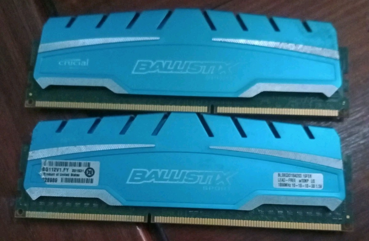 Crucial Ballistix Sport XT 8GB DDR3-1866 Desktop RAM Module X2