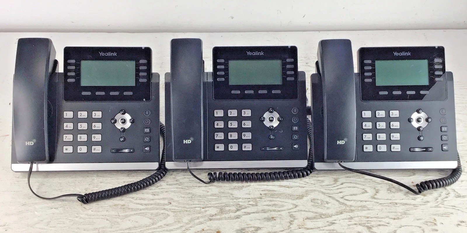 [LOT OF 3] Yealink SIP-T43U IP Phone | NO AC ADAPTERS