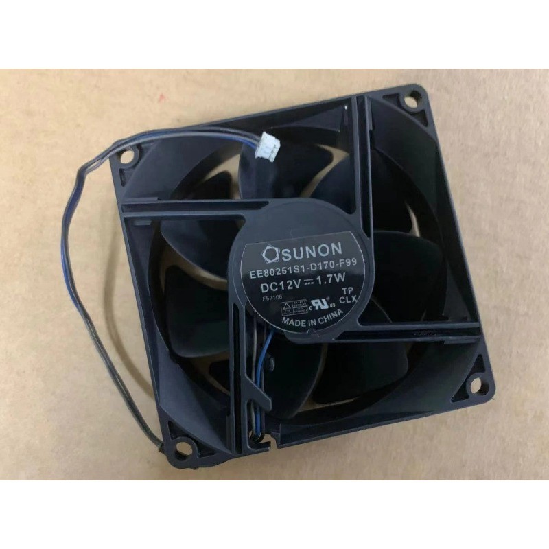 1PCS New For SUNON EE80251S1-D170-F99 DC12V 1.7W 3pin Cooling Fan