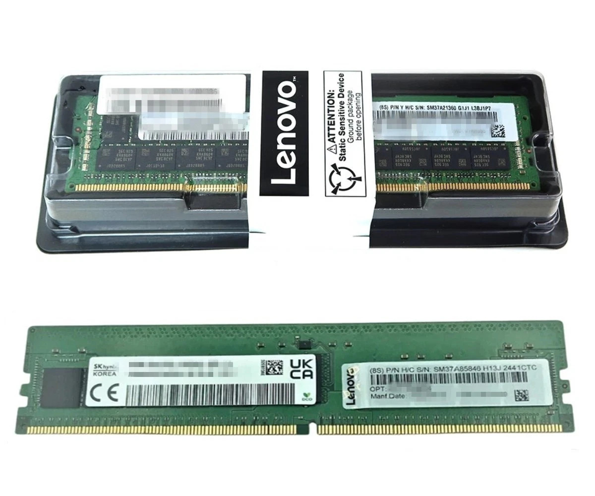 NEW 4X77A93527 4X77A90965 Lenovo 32GB 2Rx8 DDR5 PC5-6400 EC8 RDIMM Server Memory