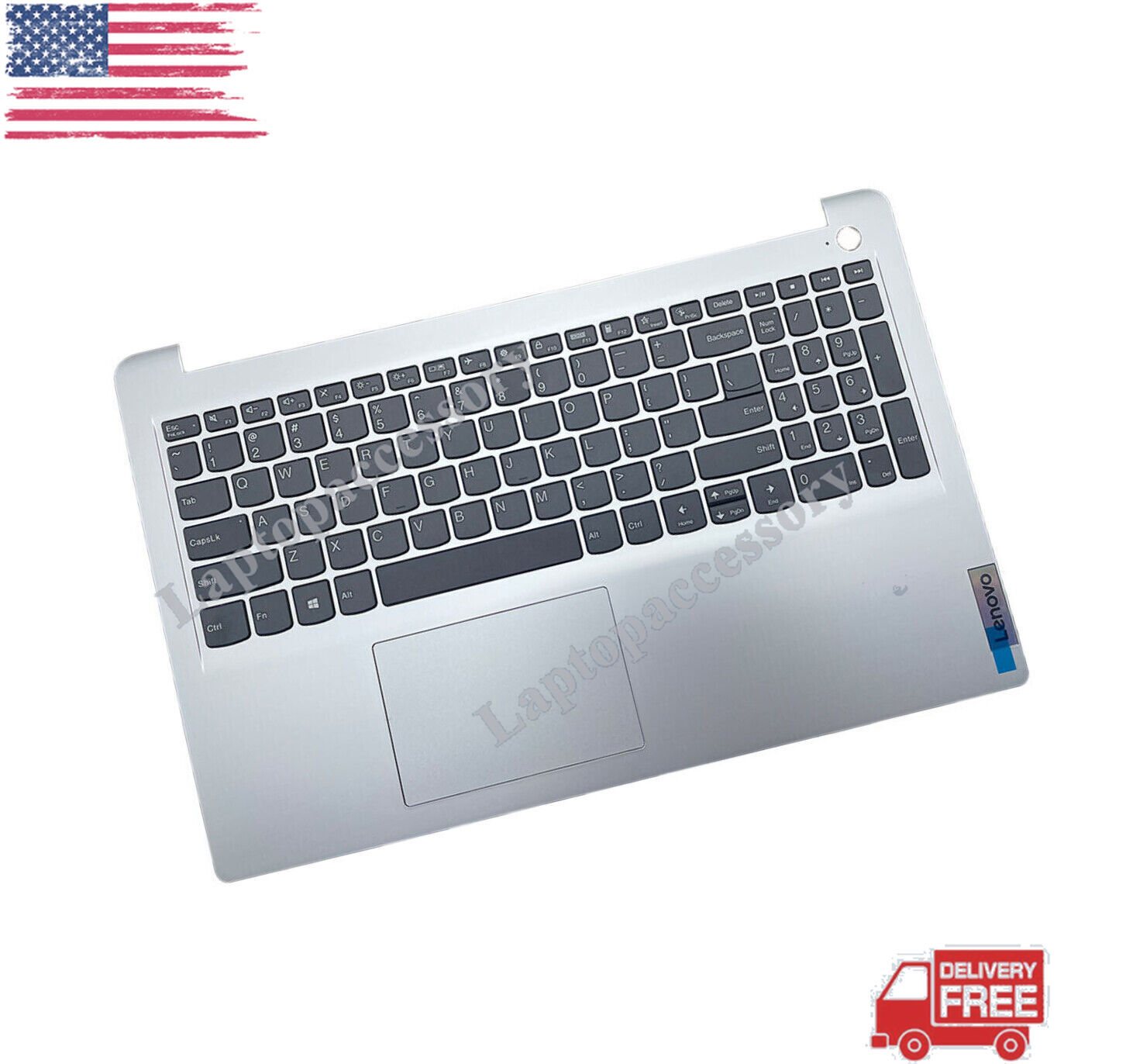 5CB1H70405 For Lenovo IdeaPad 1 15ALC7 Palmrest US Keyboard Touchpad FPR Editon