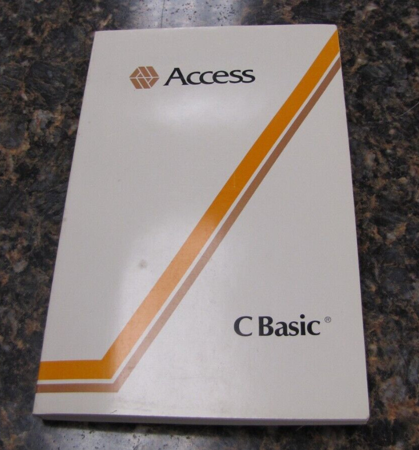 Vintage Access C Basic Book by Access Matrix Corporation