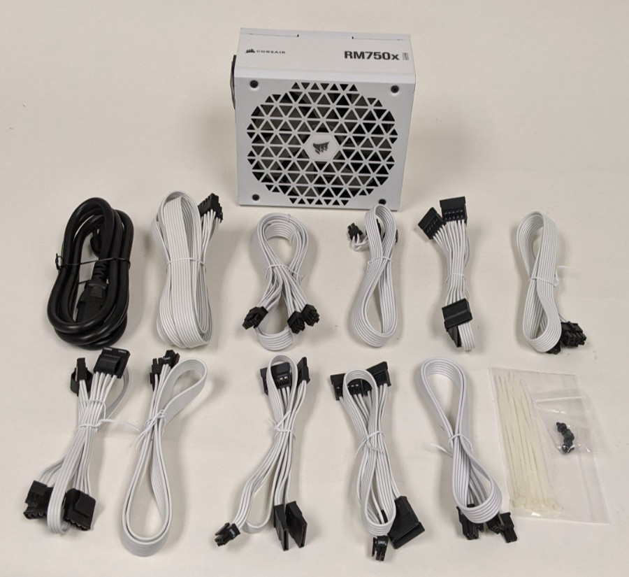 Corsair RM750x SHIFT White 750W 80+ Gold Fully Modular PSU Open Box