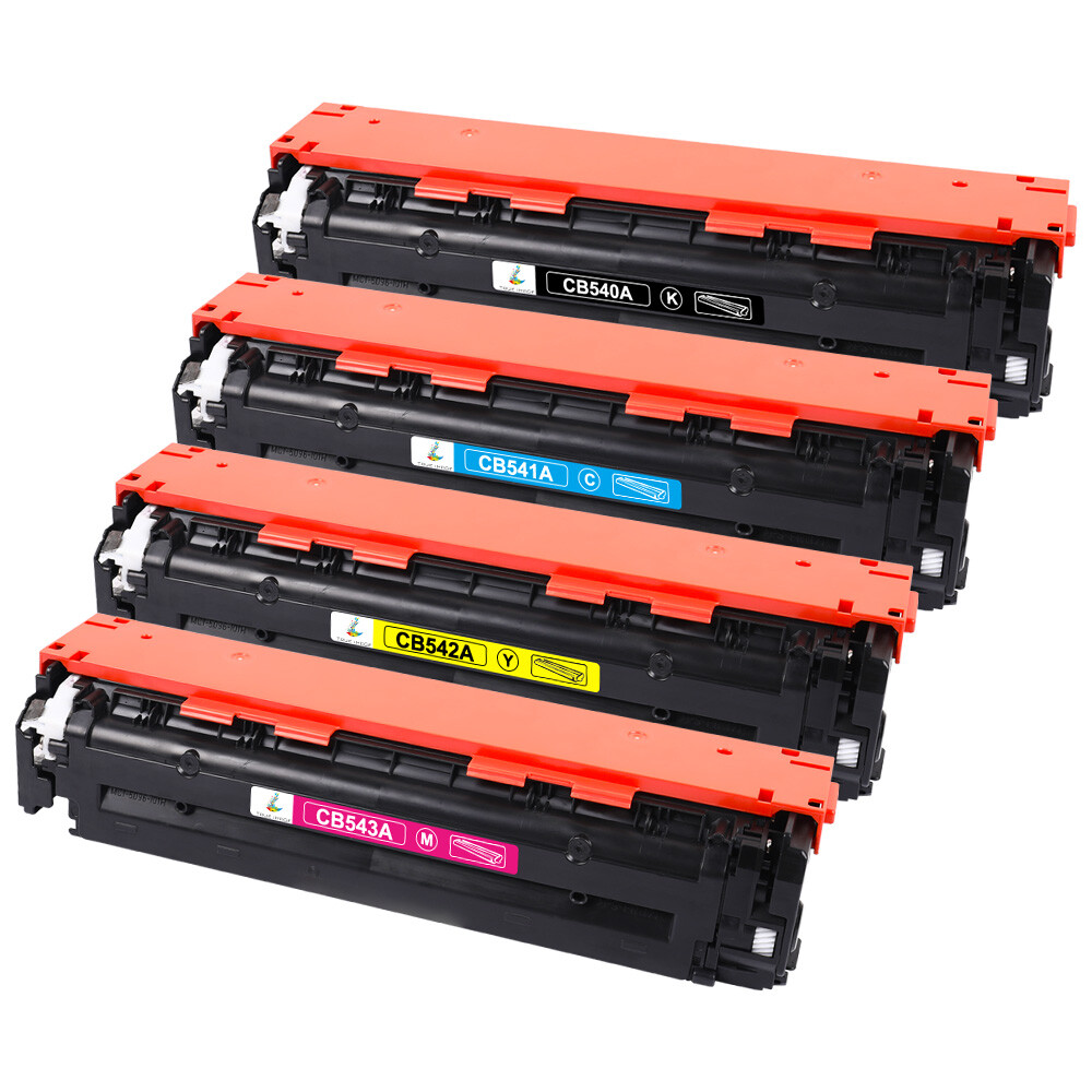 4Pk Generic CB540A CB541A CB542A CB543 Toner For HP Color Laserjet CM1312 CP1215