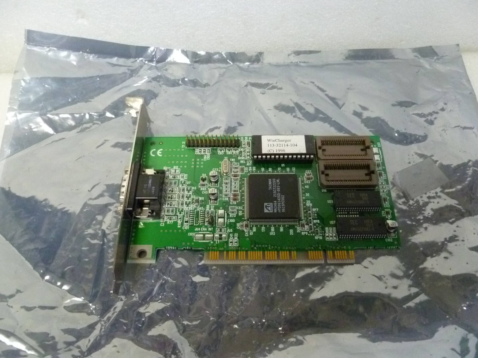 VINTAGE  ATI WINCHARGER MACH64  PCI 2MB Video Graphics 109-32100-20