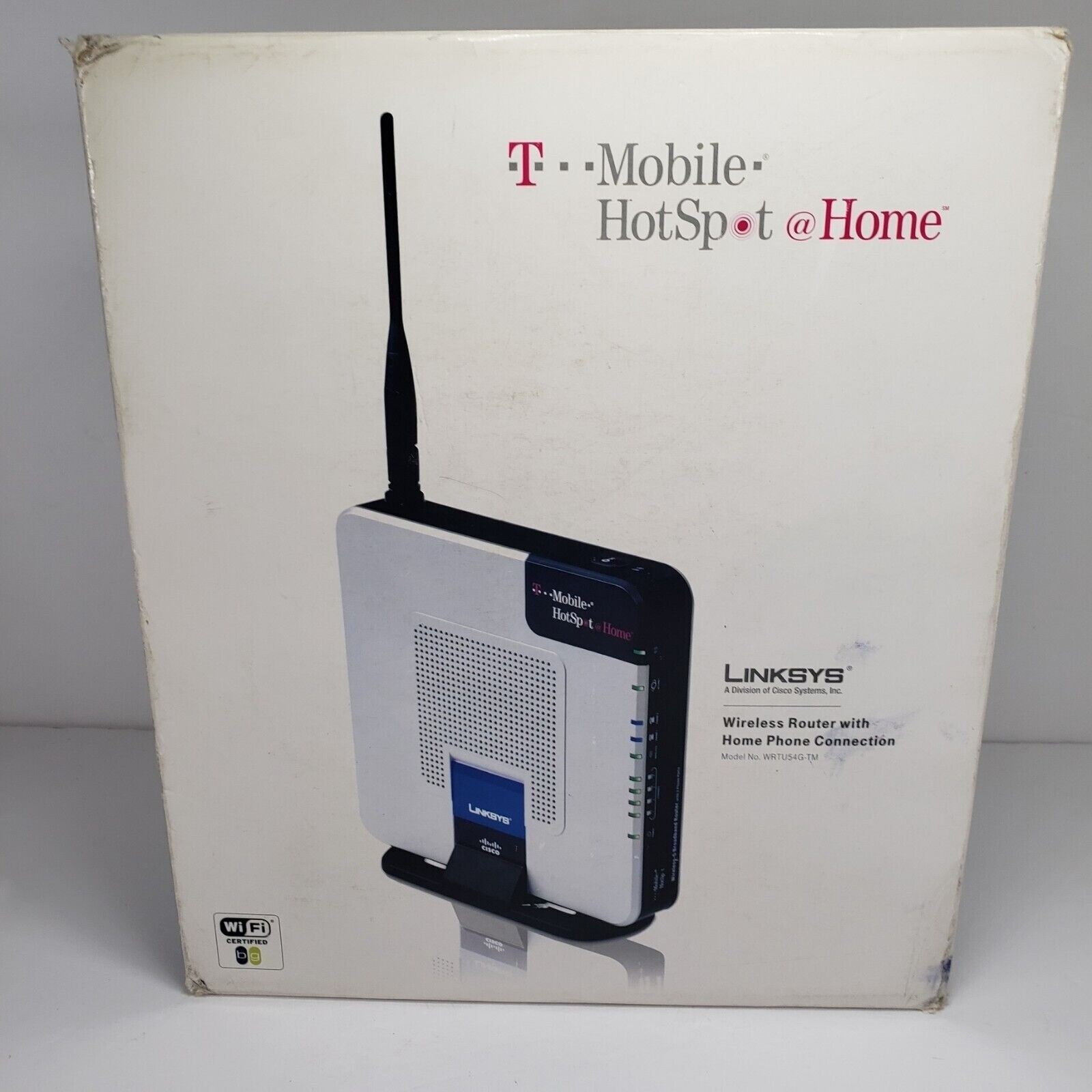 T-Mobile Hotspot At Home 54 Mbps 4-Port 10/100 Wireless G Router (WRTU54G-TM)