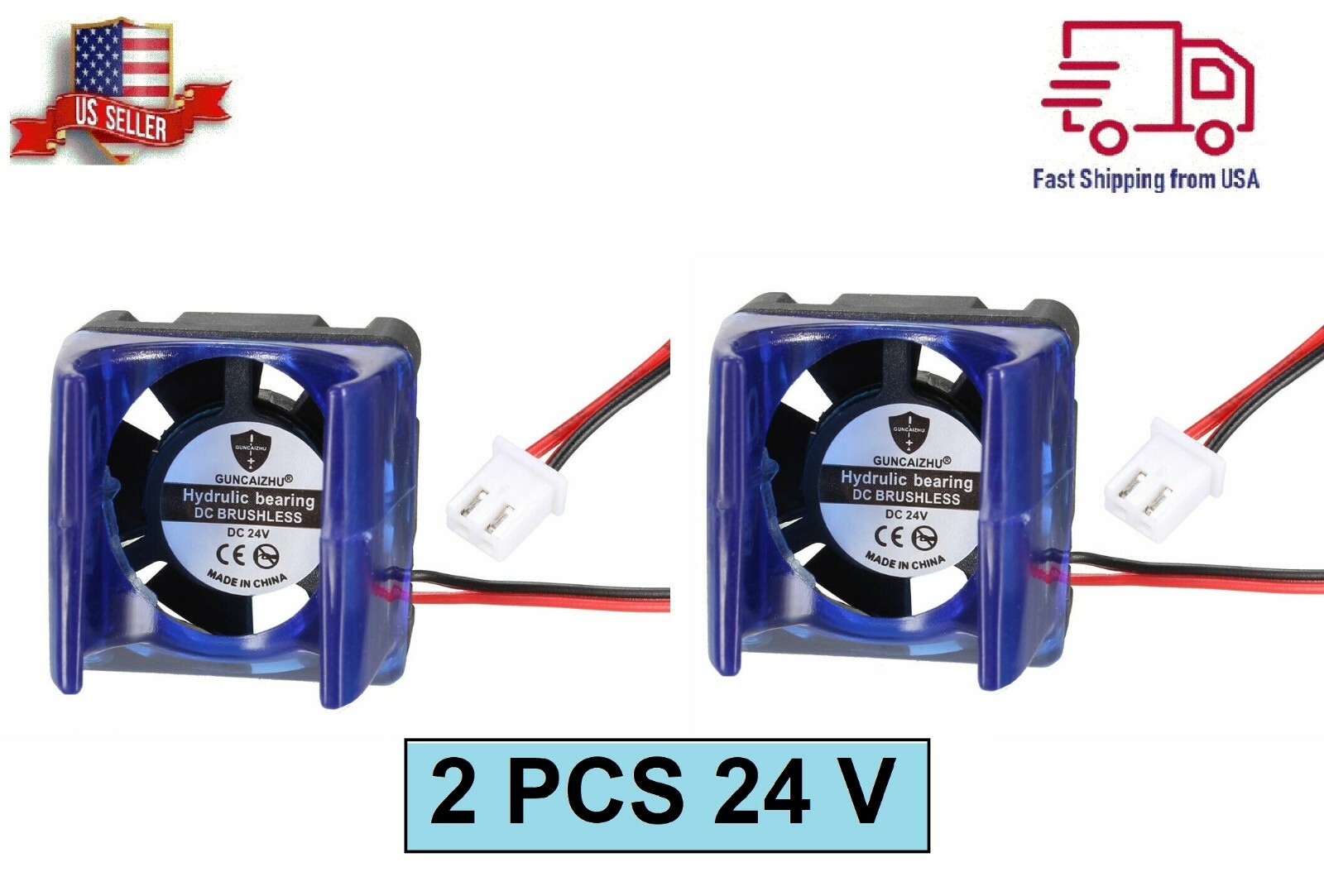 V6 Cooling Fan DC 24V for 3D Printer Extruder