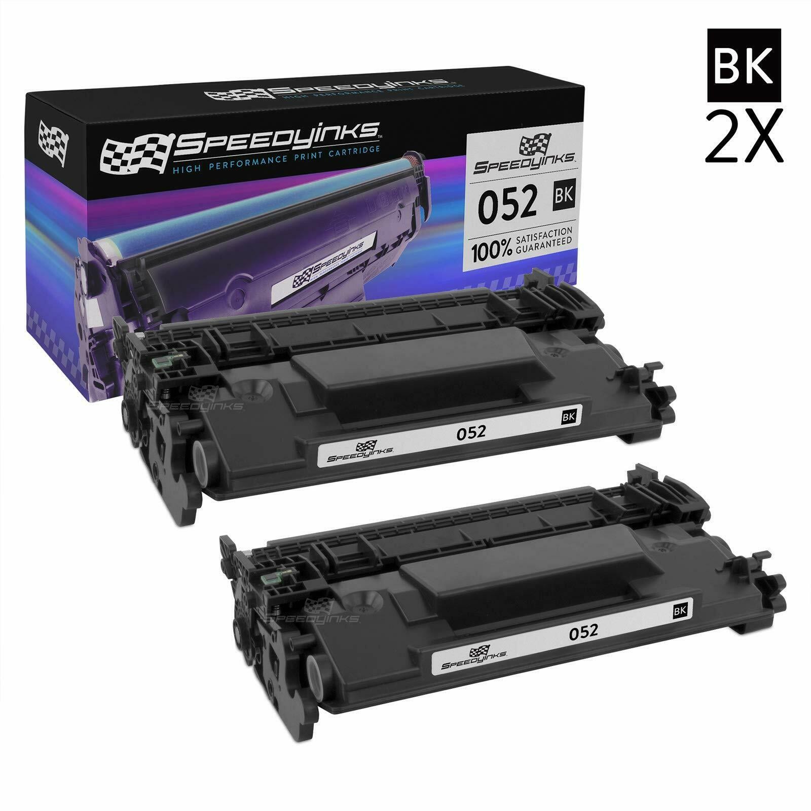 SPEEDYINKS Compatible 2PK Canon 052 Black Toner LBP214, LBP215, LBP226, MF424,