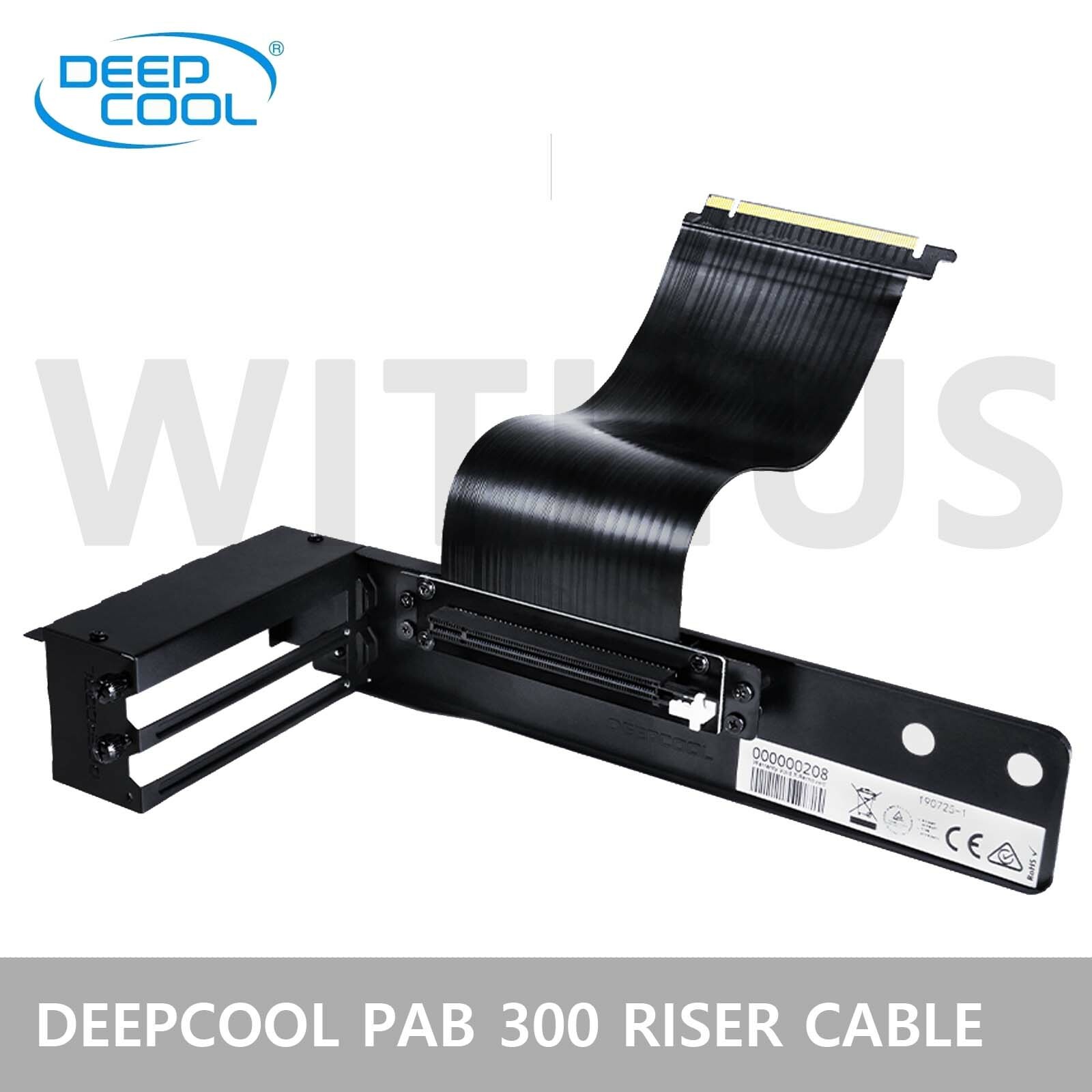 DEEPCOOL PAB 300 PCI-e Express 16X 3.0 RISER CABLE 200mm -Fedex Tracking_