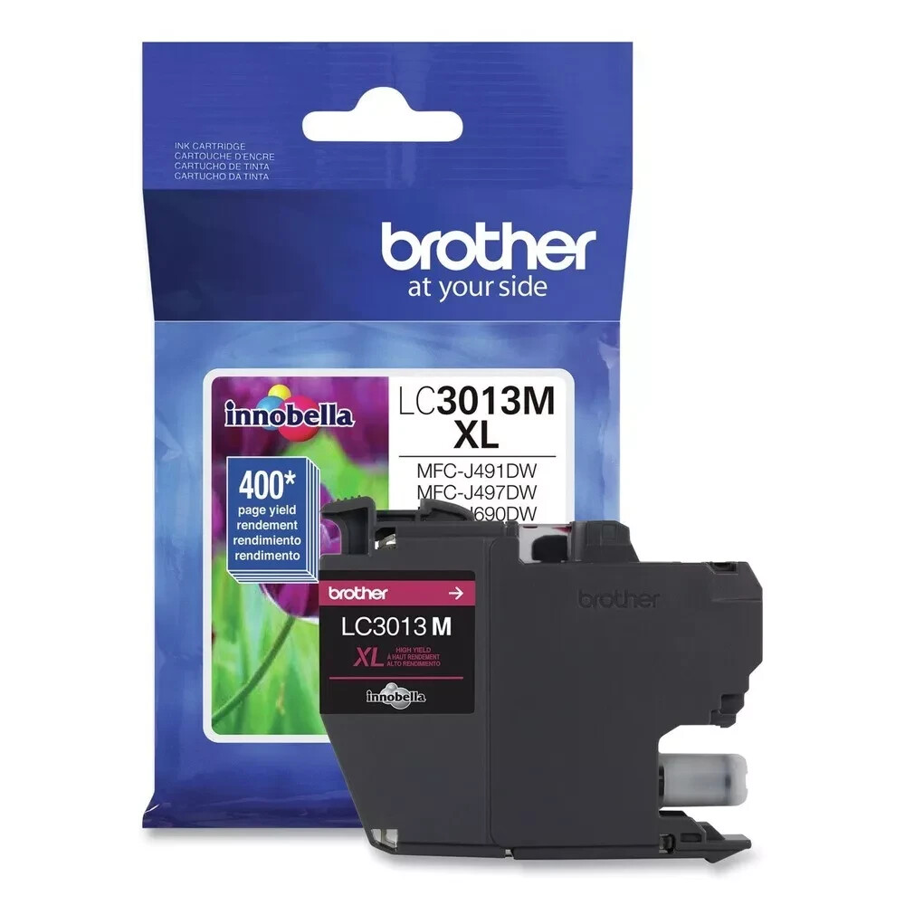 Genuine OEM Brother Magenta XL High Yield Ink LC3013M