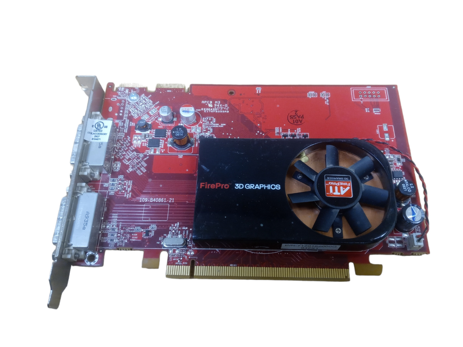 AMD 102B4080622 FirePro V3700 256MB RH PCI-E FH Video Graphics Card Dual DVI