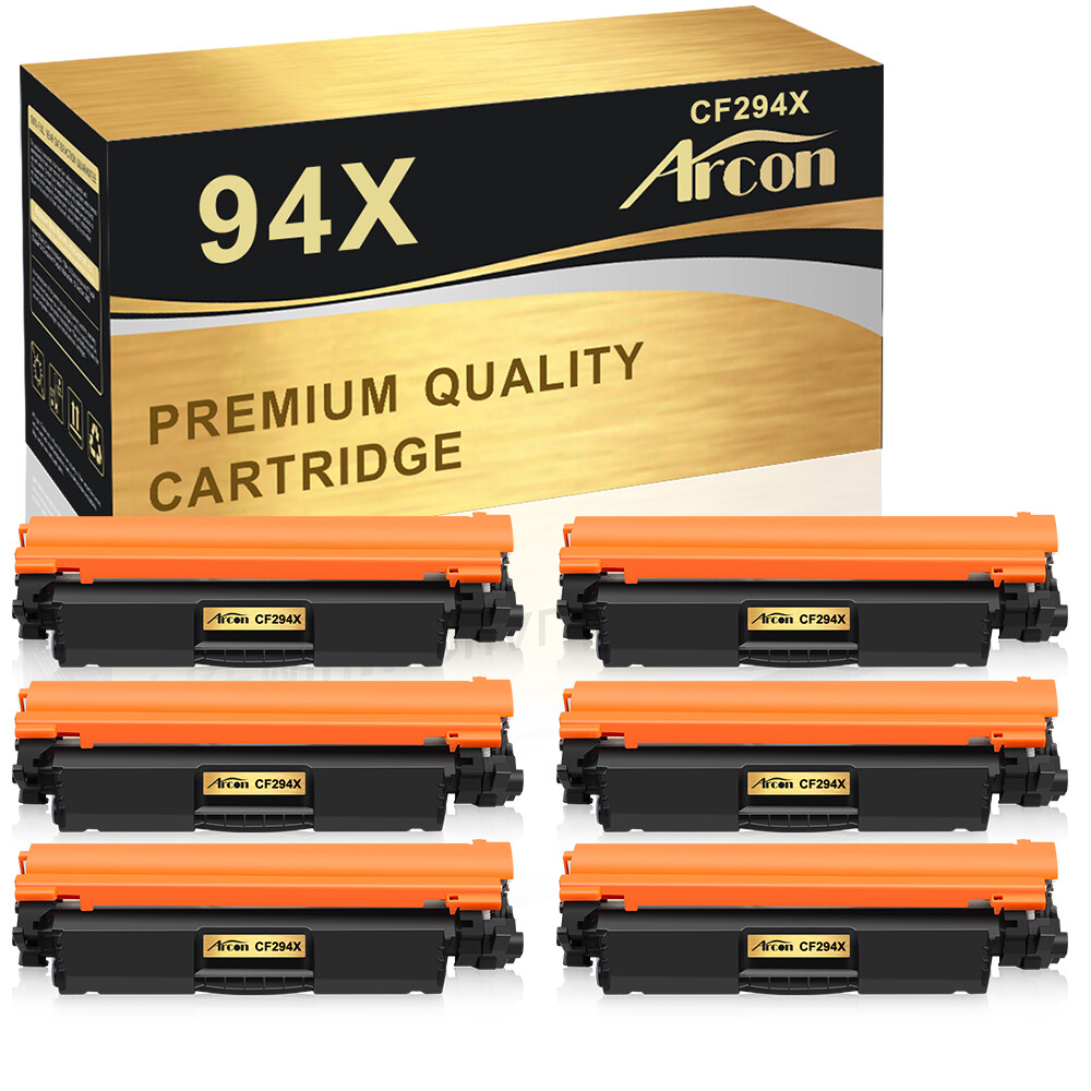 6PK CF294X 94X Toner Cartridge for HP LaserJet Pro M118dw MFP M148dw M148fdw