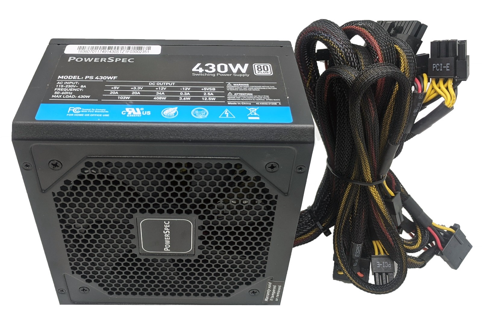 430W PCIe Graphic Upgrade Replacement Power Supply for HP Pavilion Desktop PC PS