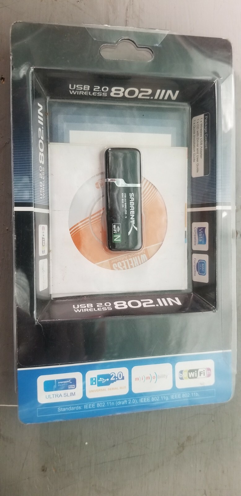 Sabrent Wireless USB 2.0 802.11N
