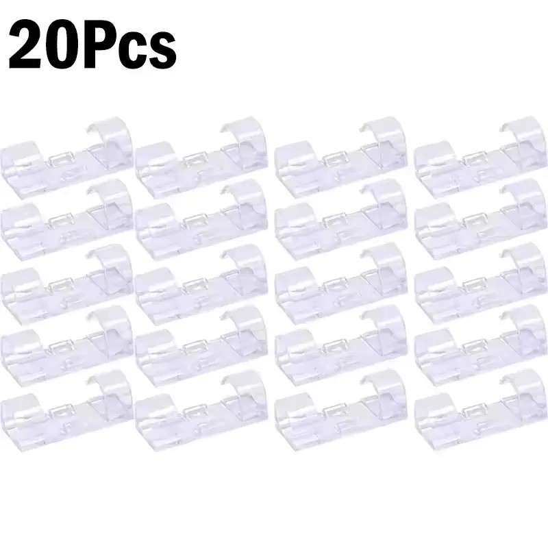 Cable Clips Self-Adhesive Tie Cord Management Wire Holder Organizer Clamp