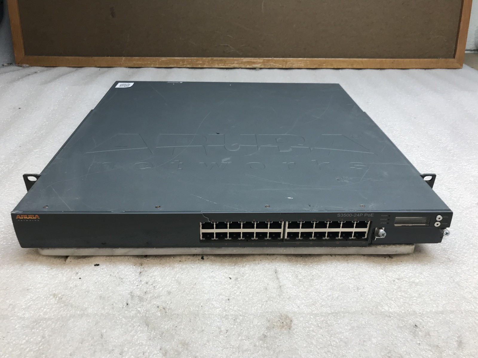 HPE Aruba Networks S3500-24P 24 Port Gigabit Switch PoE+ 400W w/ Rack Ears