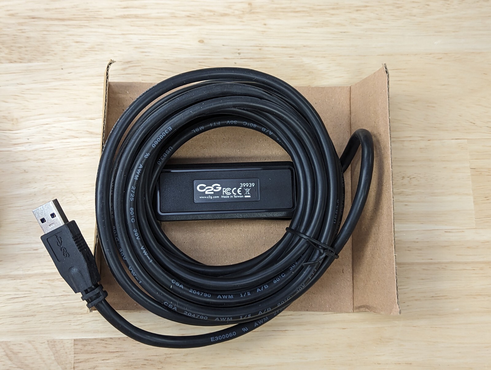 C2G 15ft USB 3.0 Active Extension Cable 39939