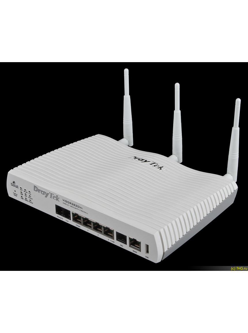 DrayTek Vigor 2820Vn - ADSL2/2+ router - VoIP - Wi-Fi - Annex A - EU plug