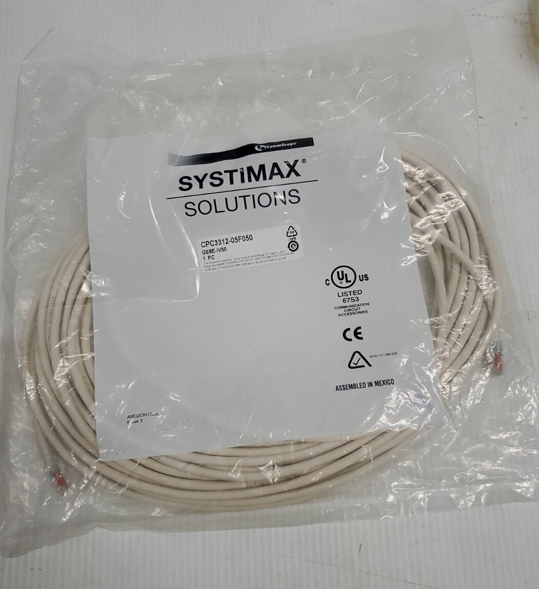 COMSCOPE CPC3312-05F005 Patch Cable Cat 6 - 50 FEET