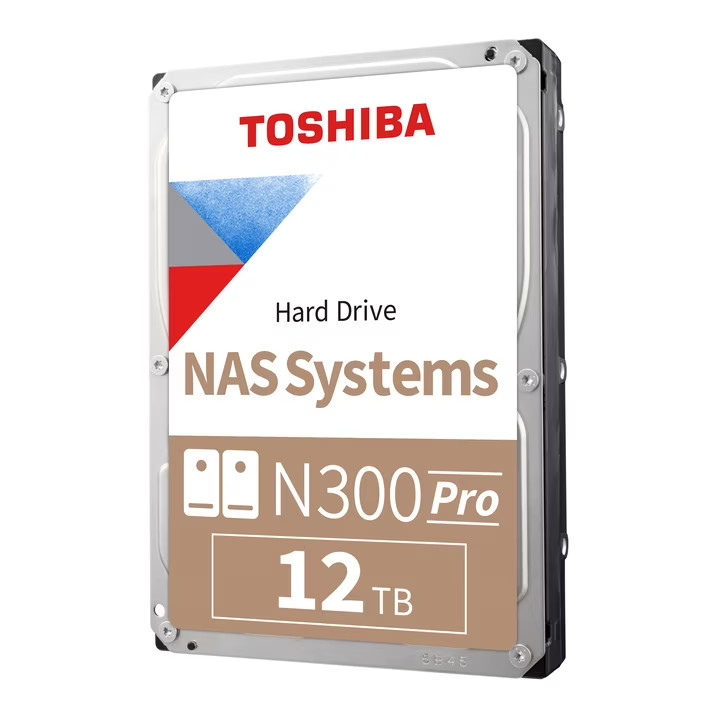 Toshiba N300 Pro 12TB Internal Hard Drive CMR SATA 6Gb/s 7200 RPM 512MB Cache