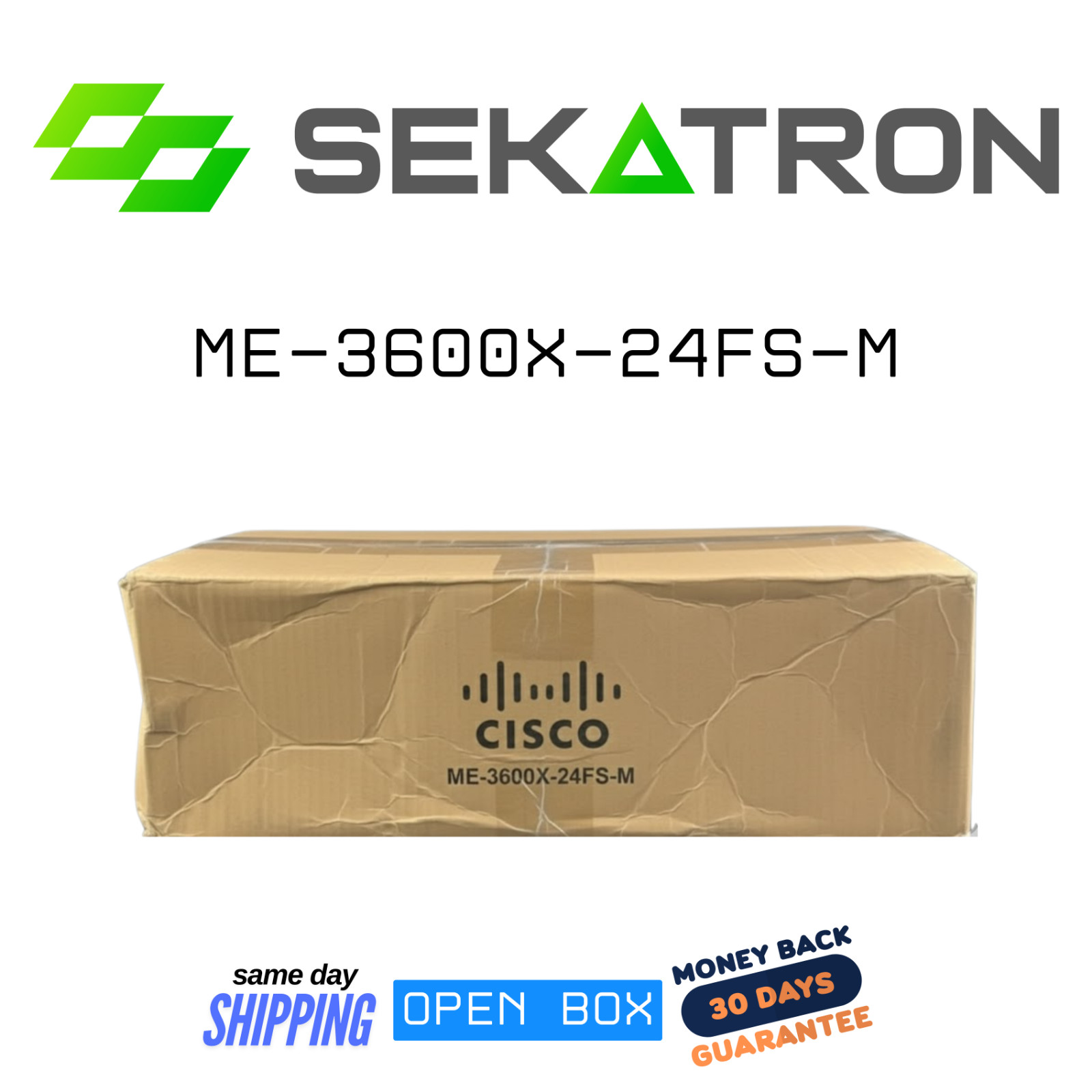 🔀 NOB Cisco ME-3600X-24FS-M • 24× SFP Ports • Metro Ethernet Switch ⚡F