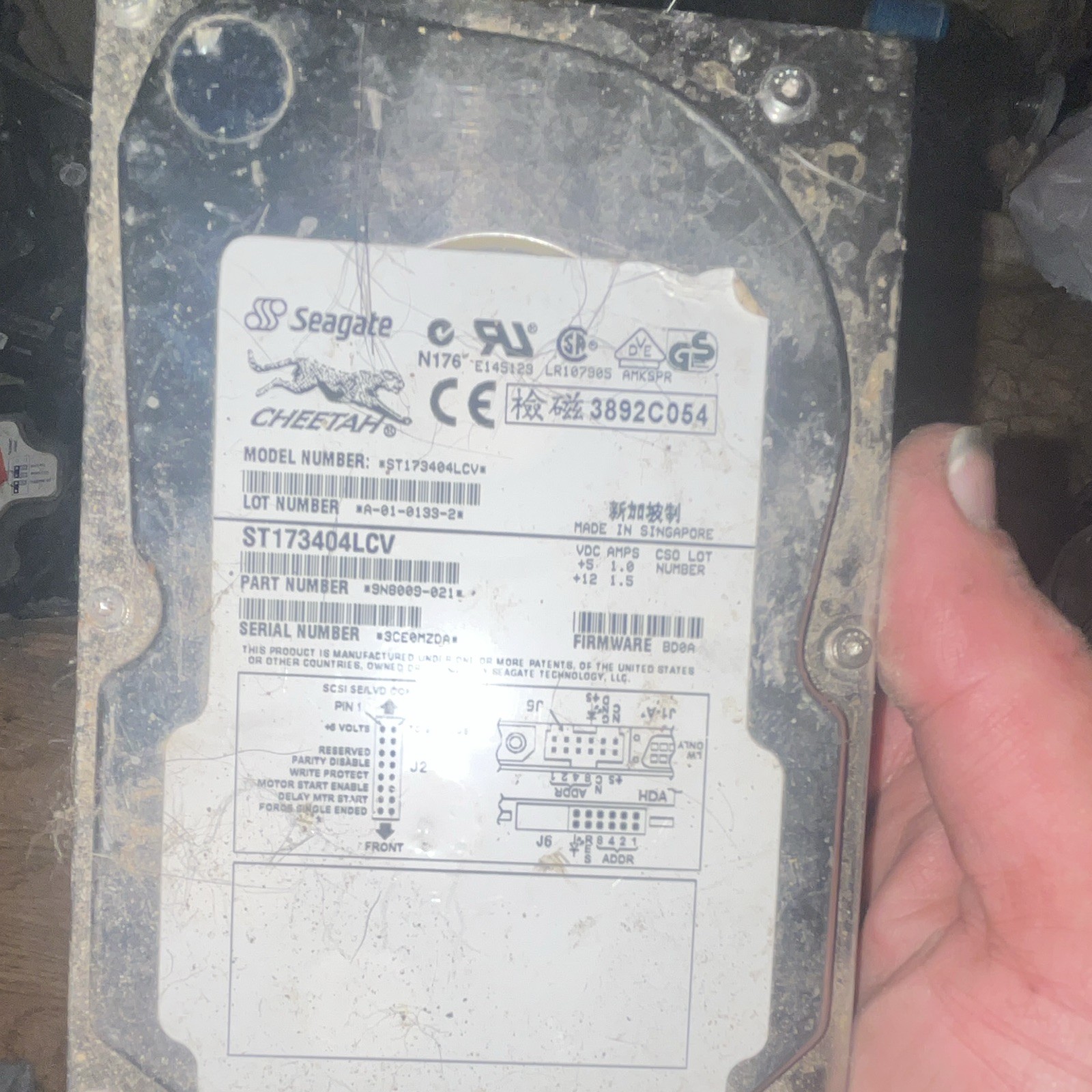 Seagate Cheetah ST173404LCV 73GB 3.5" SCSI 10K RPM 8MB Hot Swap HDD