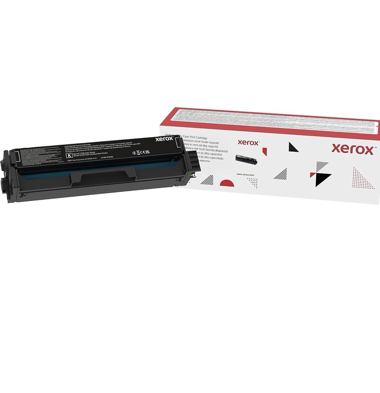 Xerox Genuine Original Cyan Laser Toner Cartridge - Xerox Cyan Print Cartridge