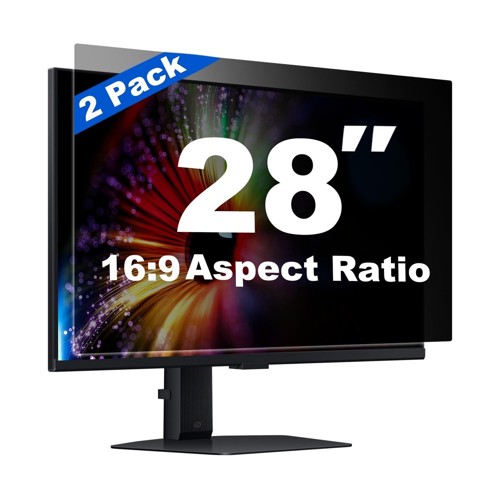 [2 Pack] 28 Inch Computer Privacy Screen for 16:9 Aspect Ratio Widescreen Mon...