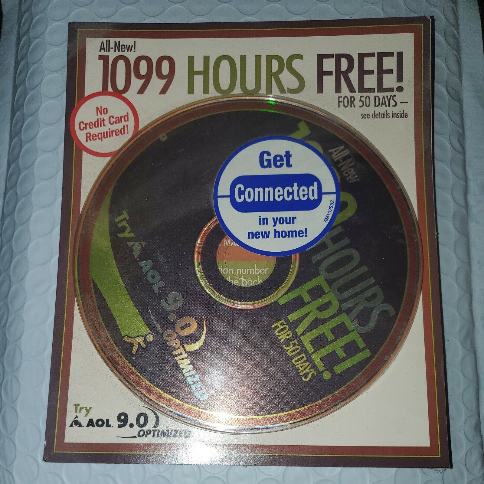 Vintage AOL 8 & 9 CD Disc America Online Collectible Sealed Two Discs