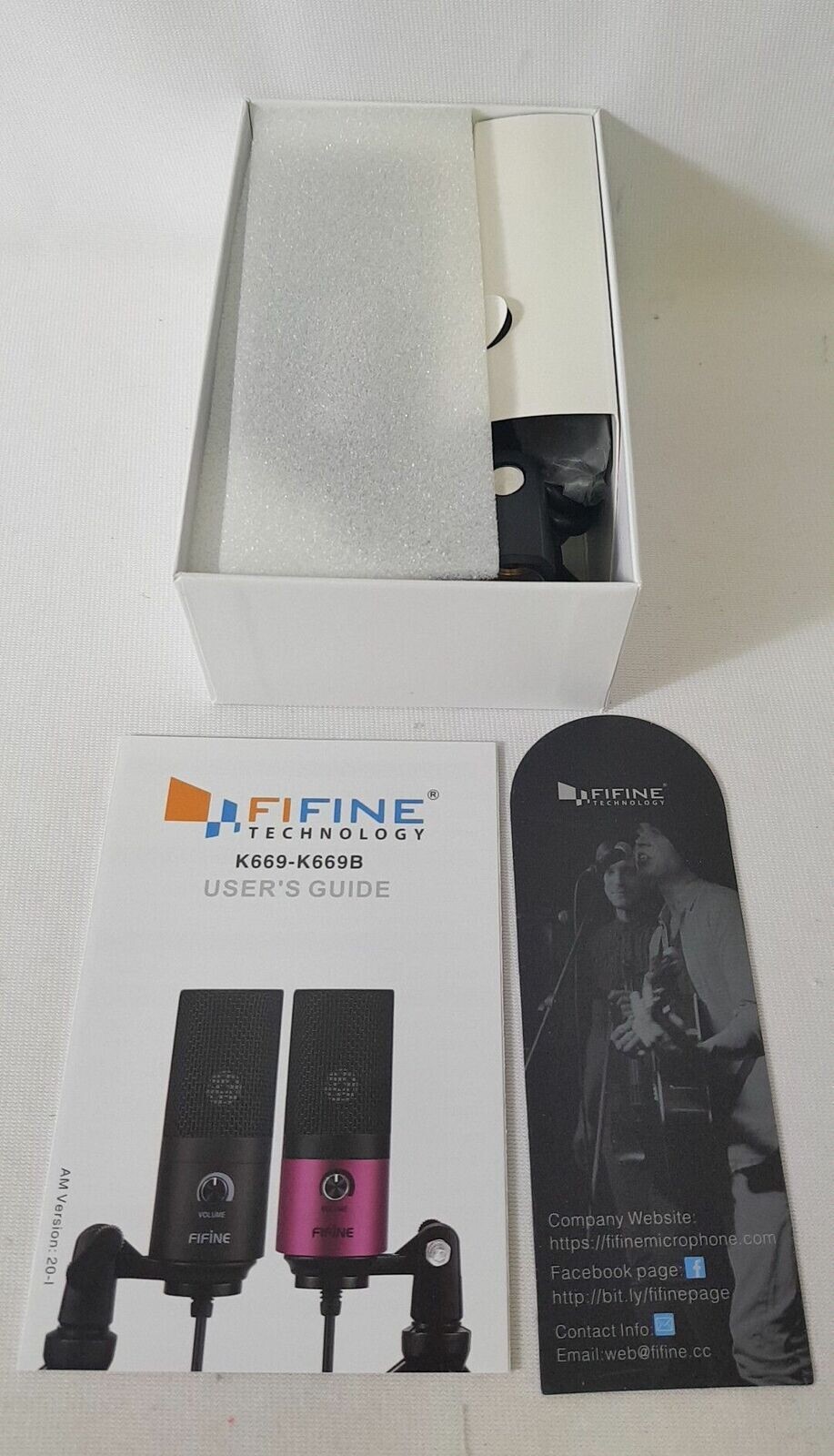 Fifine Technology K669-K669B USB Condenser Microphone X001CDU7R1