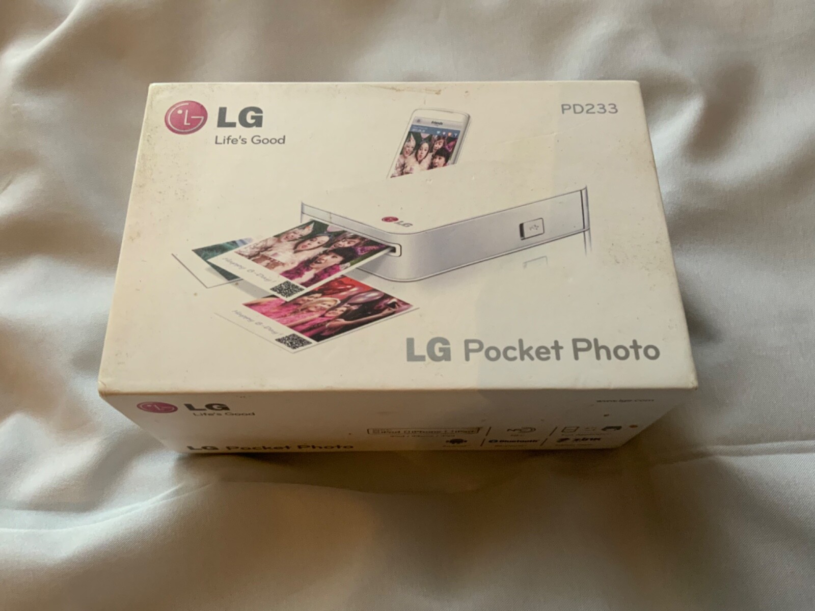 For Iphone Ipad Photo Printer LG Pocket Photo PD233 + 130 “ZINK Paper for LG” 