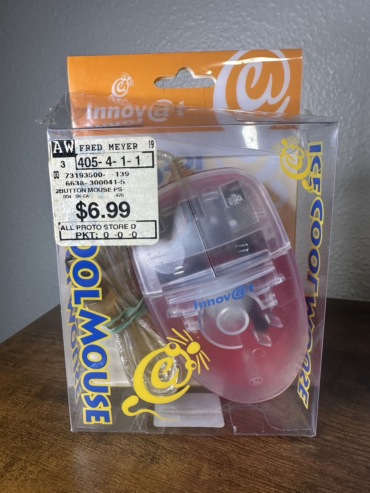 Innov@t Ice Cool Mouse IM173/PS Strawberry PS/2 Vintage Retro
