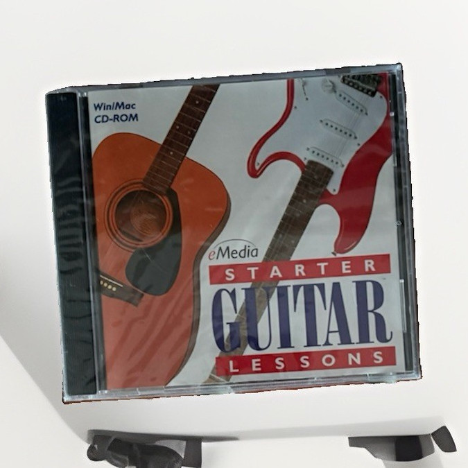 eMedia Starter Guitar Lessons CD for Windows/Mac, English (EG07002)