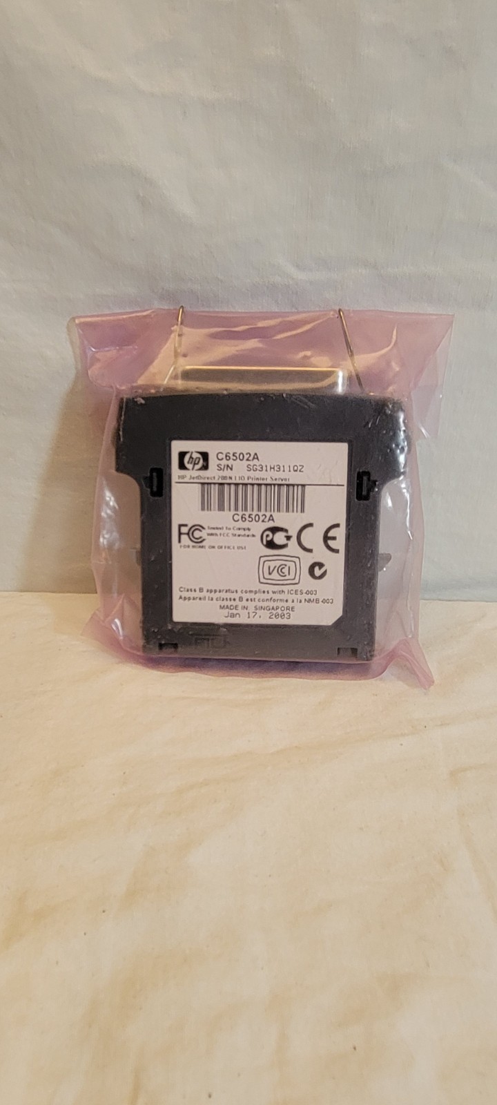 HP C6502A Server Parallel Adaptor JetDirect 200N New Sealed