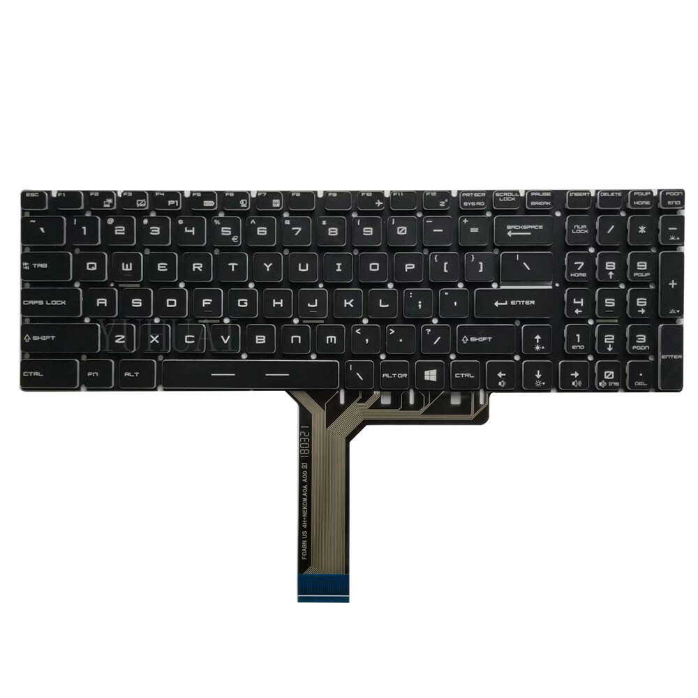 NEW FOR MSI GP62 MS-16J9 MS-16J5 MS-16J6 MS-16J3 US Keyboard Backlit