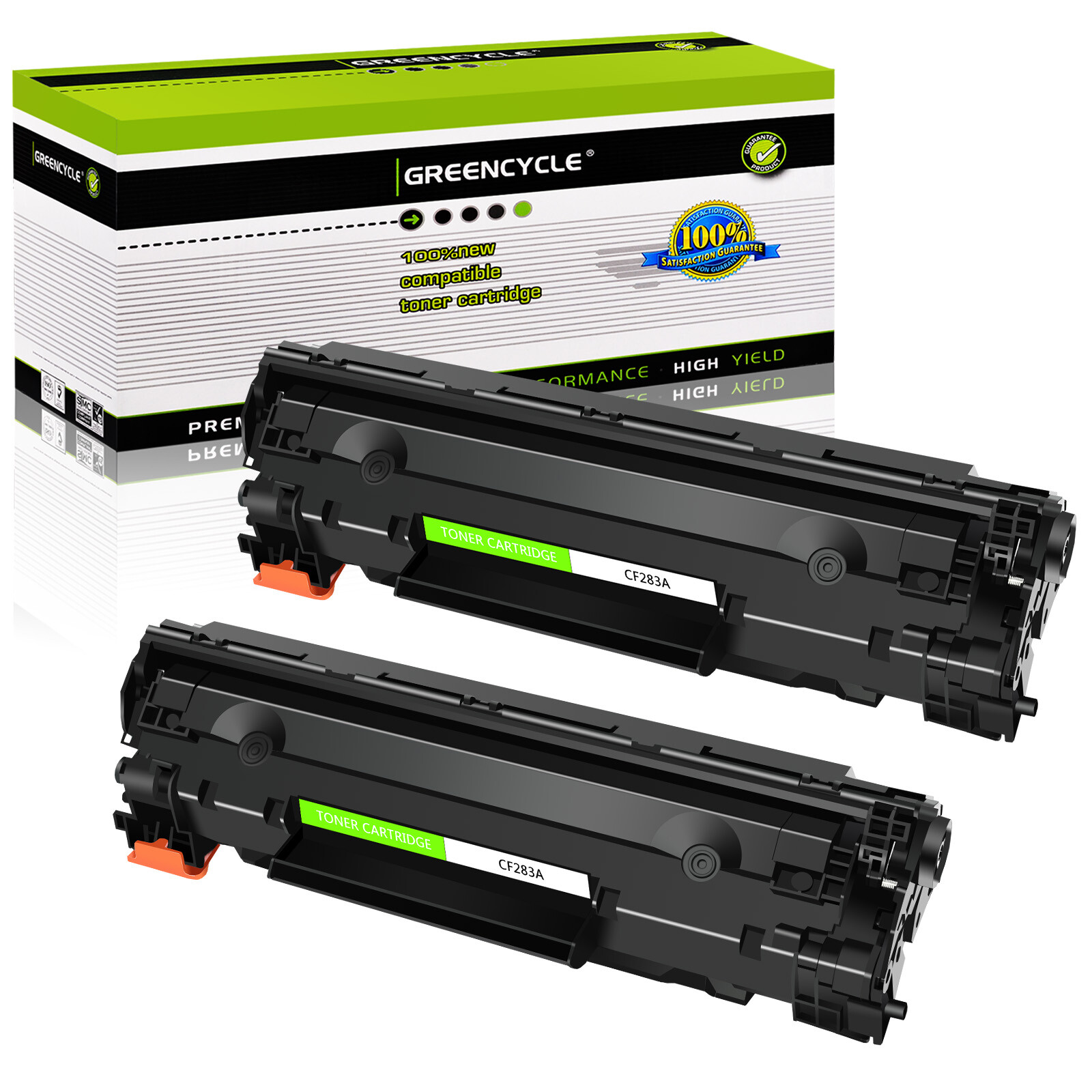 2PK CF283A 83A Toner Fits for HP LaserJet Pro MFP M125a M127fw M225rdn M125rnw
