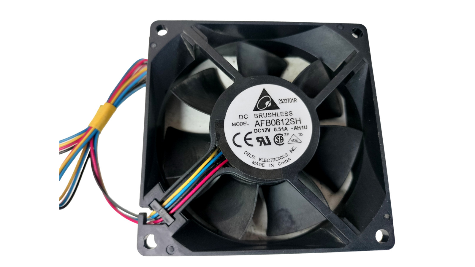 Delta Electronics DC AFB0812SH-1331 12V DC 0.51a 4pins Computer Case Fan