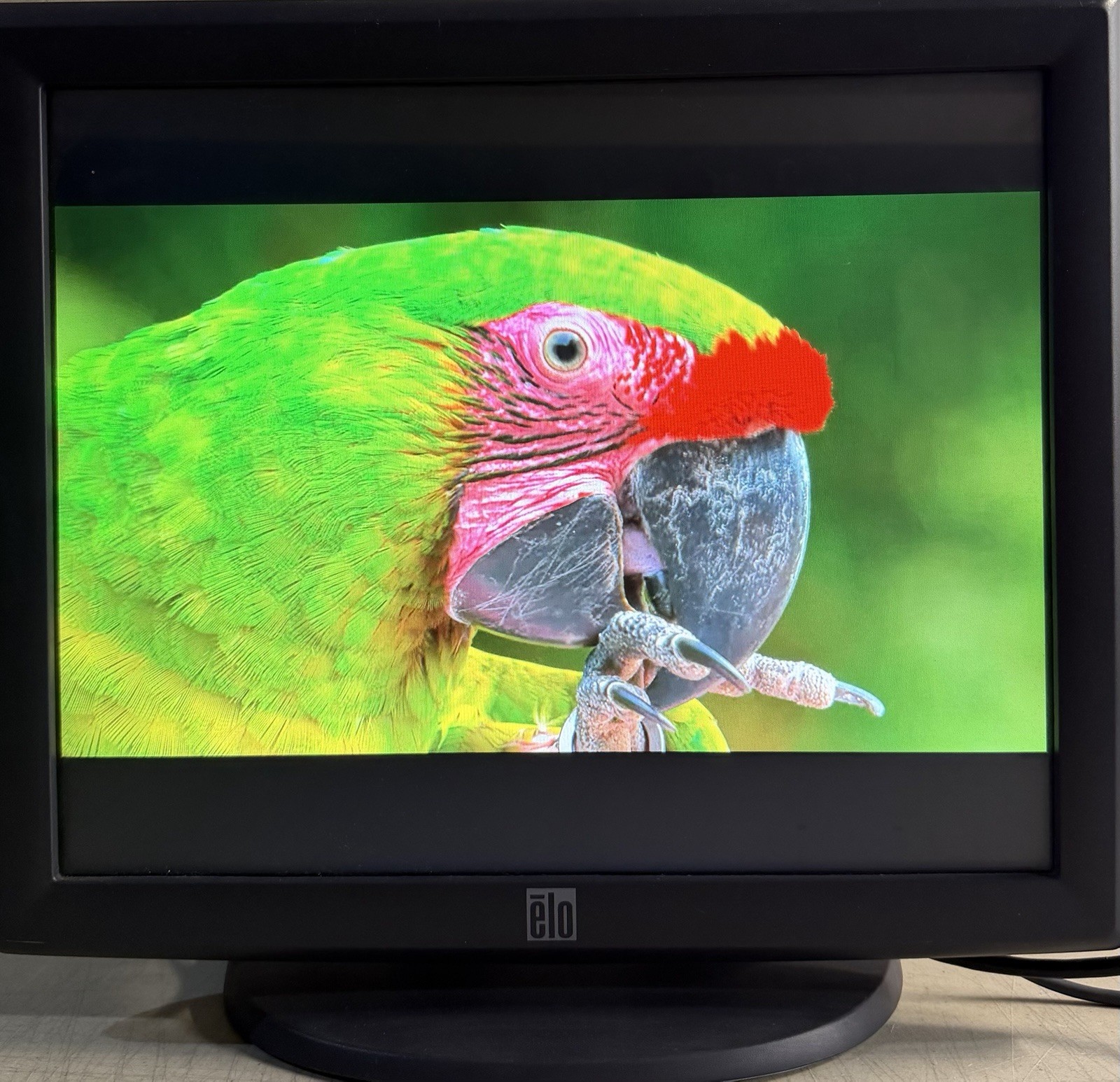 Elo ET1715L 17” Touchscreen LCD Monitor VGA USB w/ Cables Tested Working
