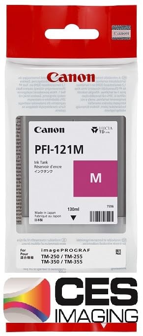 Canon 6267C001 LUCIA TD PFI-121M Ink Cartridge Magenta 130mL