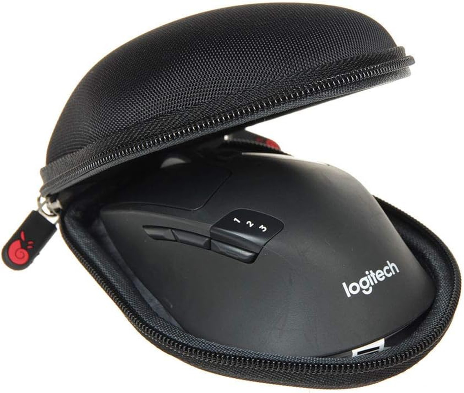 Hard Travel Case Protect for Logitech M720 Triathlon Wireless Mouse EVA Black