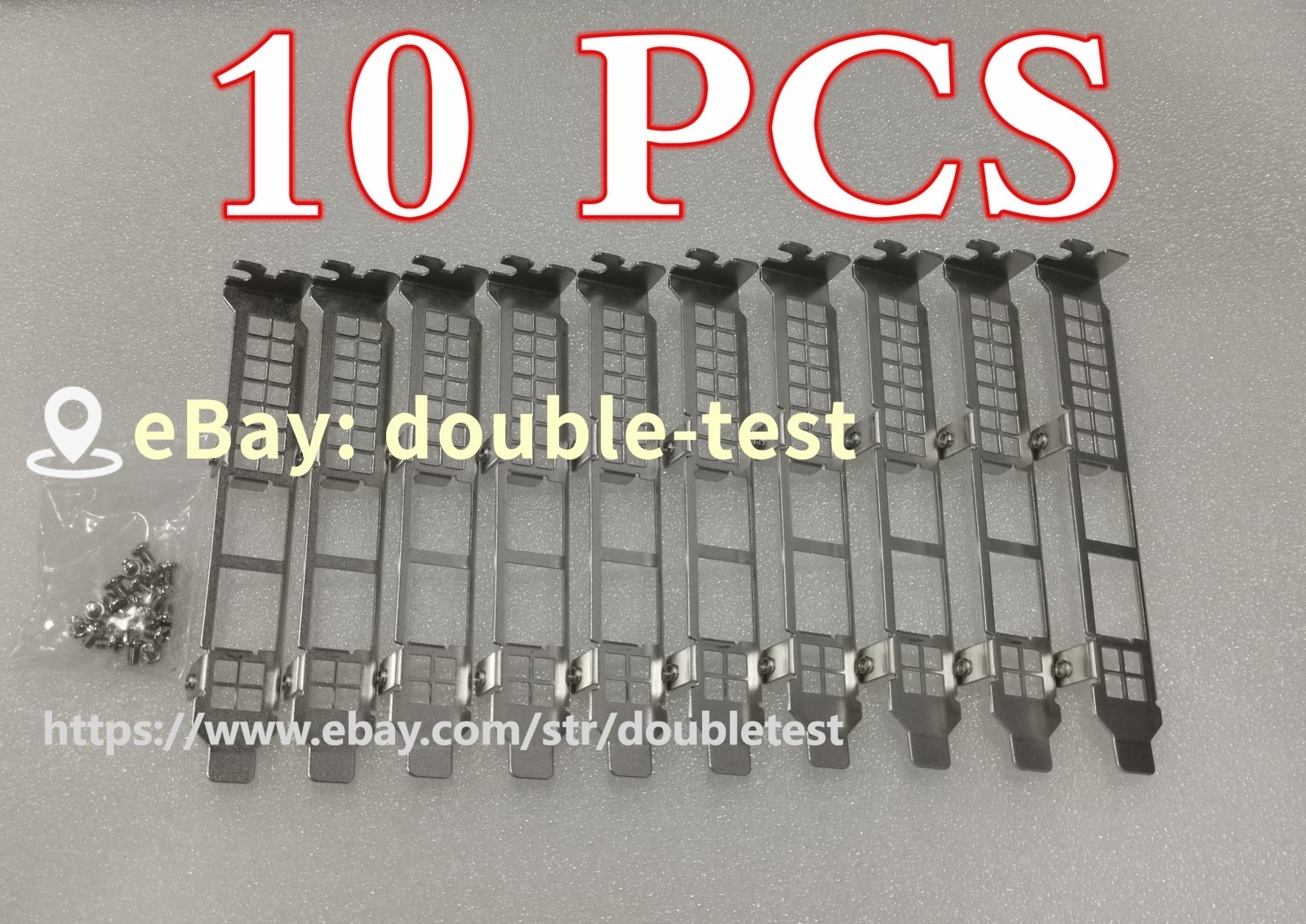 10PCS Supermicro Full height Bracket Blech AOC-STG-i2T X540-AT2 Rev 2.01