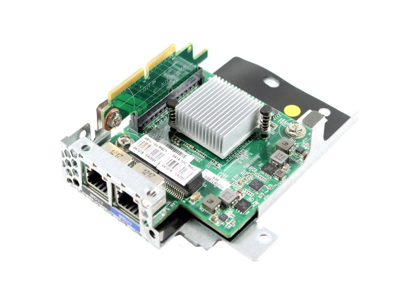 Dell 80GPT NIC 2-Port 10Gbps RJ45 DRX73 Embedded Mezzanine Card PowerEdge C5220