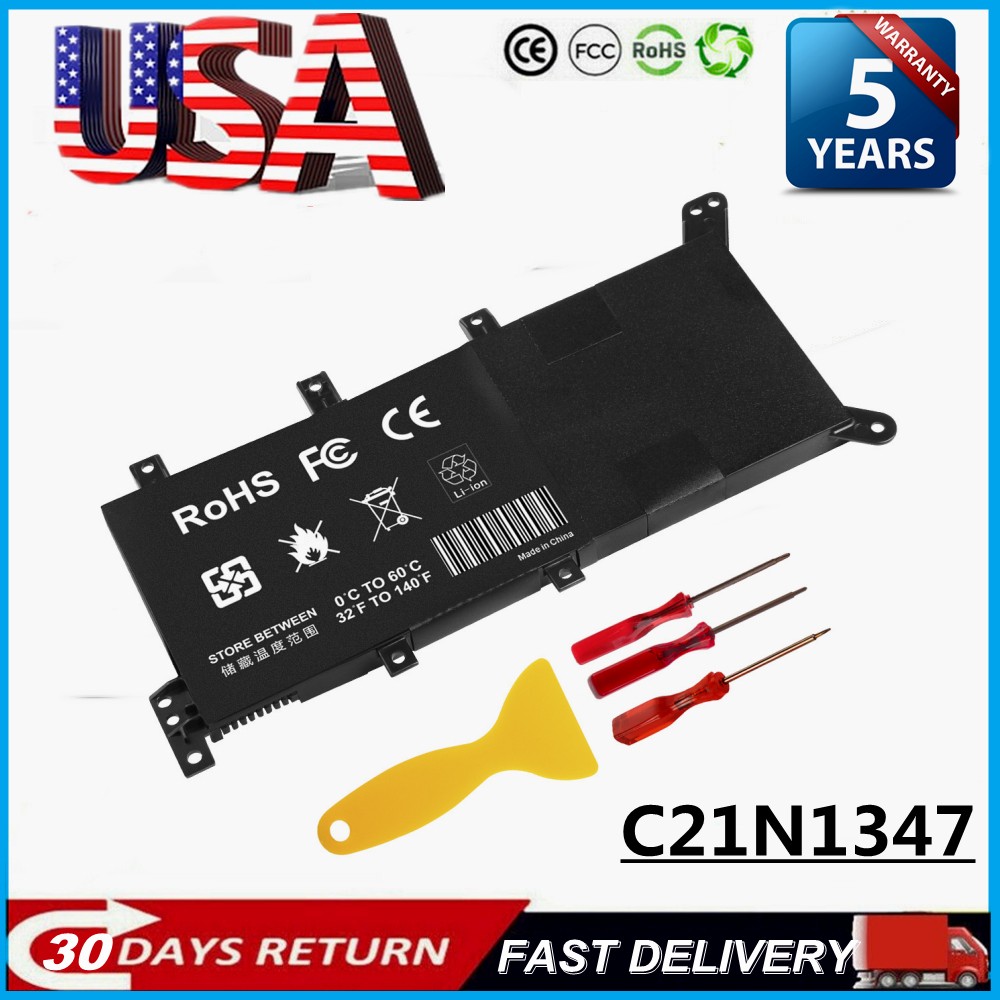 C21N1347 Battery For ASUS X555 X555LA X555LD A555L F554 F554L F555 37Wh 7.5V