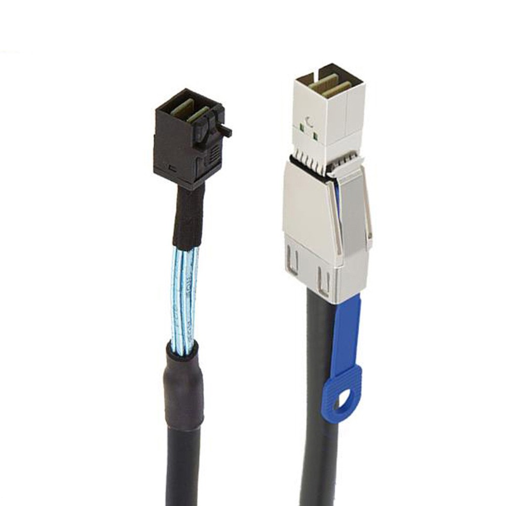 Mini SAS HD SFF-8644 with IC to SAS HD SFF-8643 server connection cable