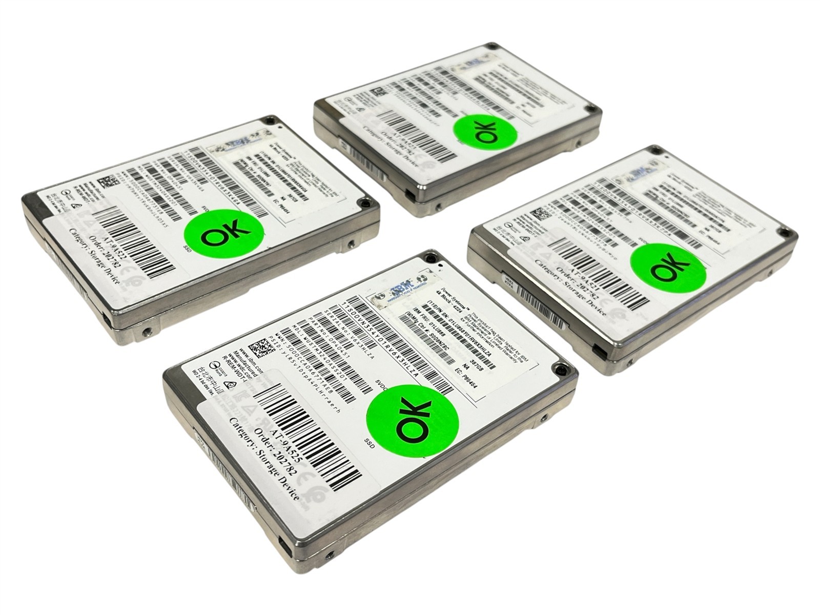 LOT 4: Western Digital WUSTM3240ASS201 Ultrastar DC SS530 400GB 2.5" SAS-3 SSD 