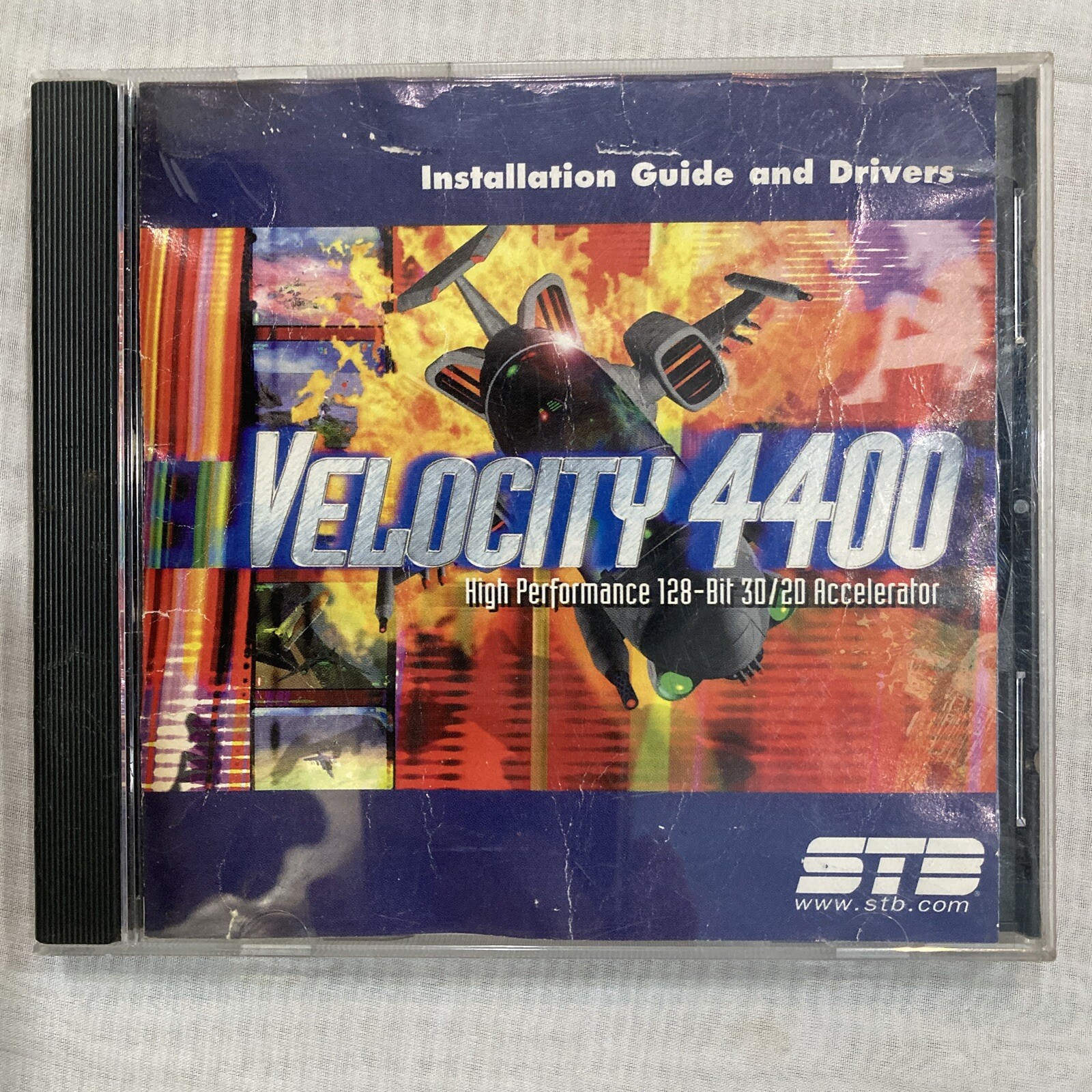 STB Velocity 4400 Graphics Card Driver CD-ROM Version 1.10 - Win 95, 98, NT 4.0 