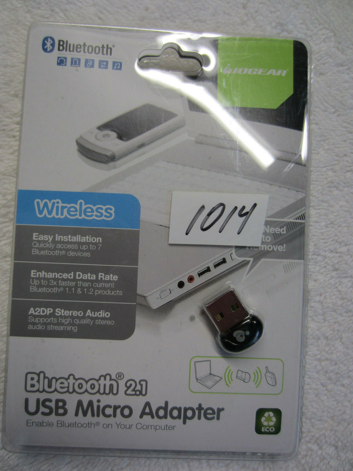 Iogear  Bluetooth 2.1 USB Micro Adapter   GBU421  GBU 421  item  K @ S # 1014